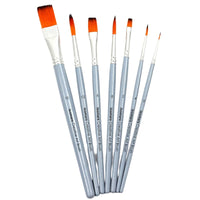 ISOMARS CREATIVE ART BRUSH MIX SET OF 7 TAKLON