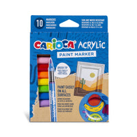 Carioca Acrylic Paint Markers – Set of 10