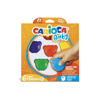 Carioca Baby Teddy Crayons - Set of 6