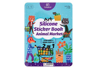 Silicone Sticker Book- Animal Market