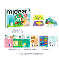 MIDEER Crafts Kit (Level Up Brain Gamebook - Let's Create