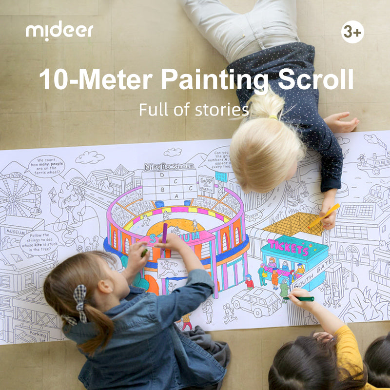 MIDEER Giant Coloring Roll (10 Meters)