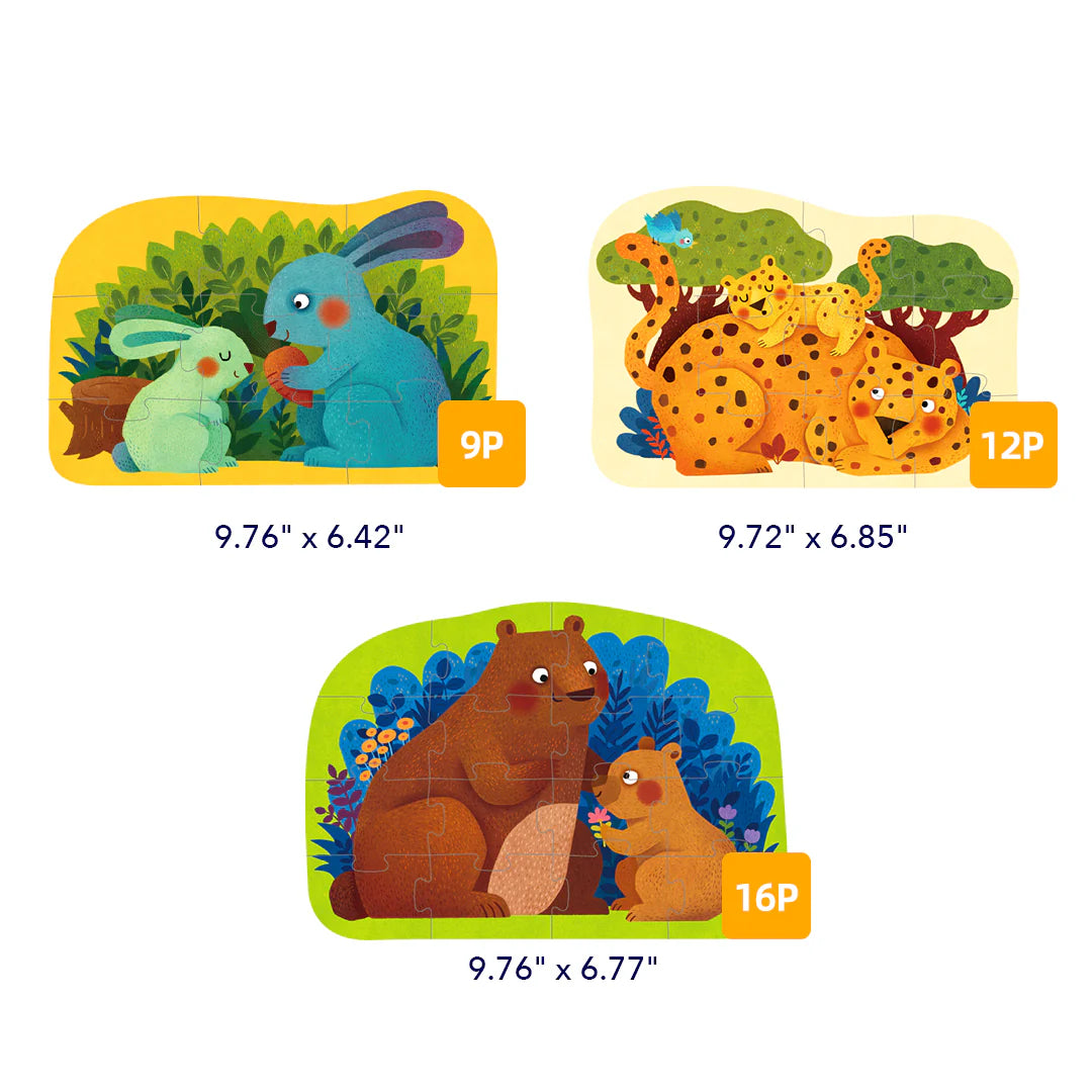 MIDEER Level Up! Puzzle (3 in 1) - Level 2 - Kiss My Baby