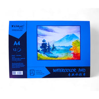 Watercolor Paper Pad Warm White A4x12 Sheets