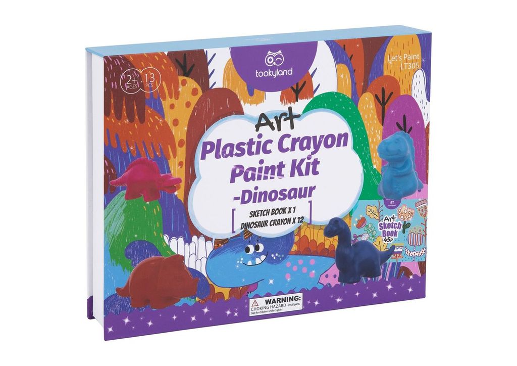 Plastic Crayon Paint Kit