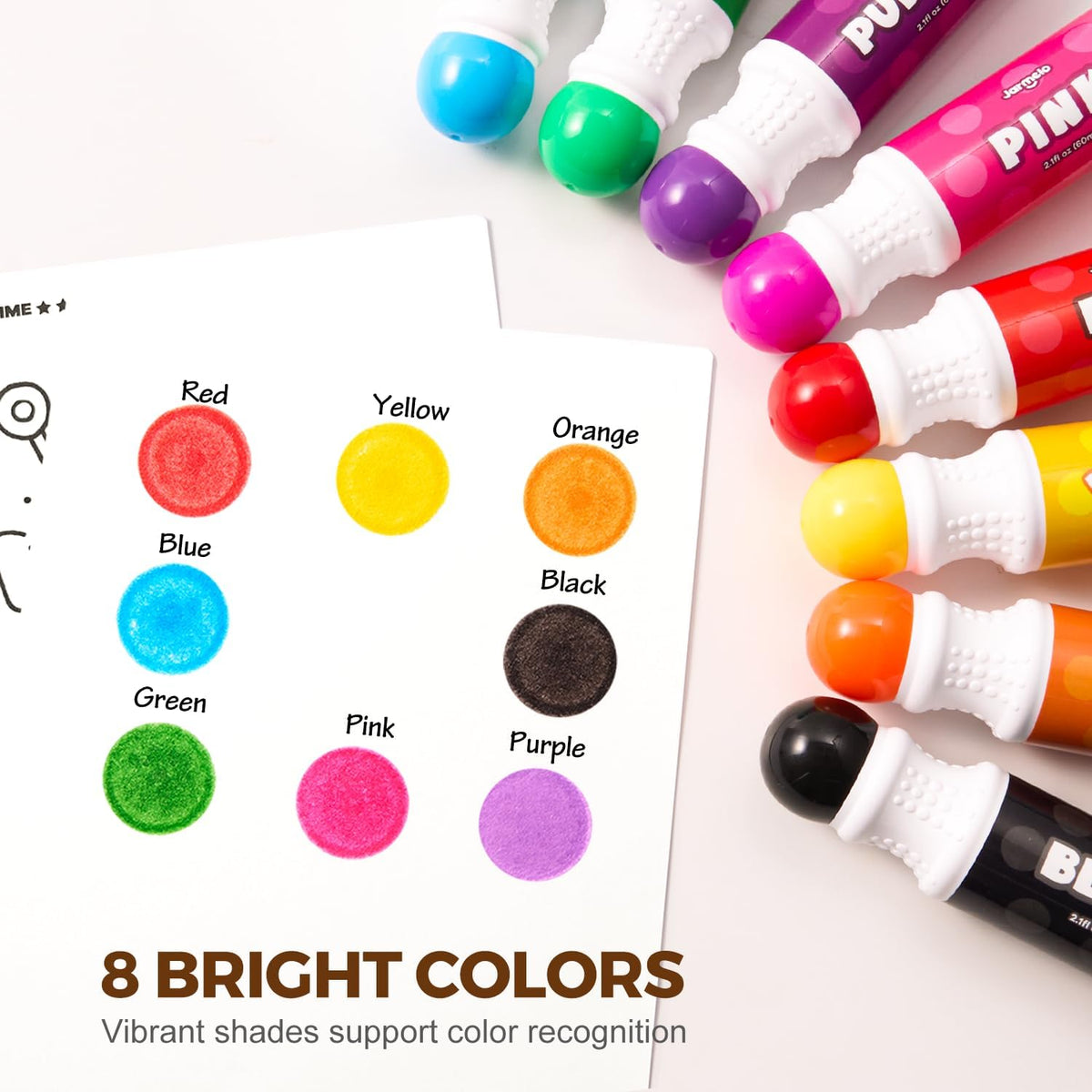 JARMELO Dot Markers - 8 Colors Set