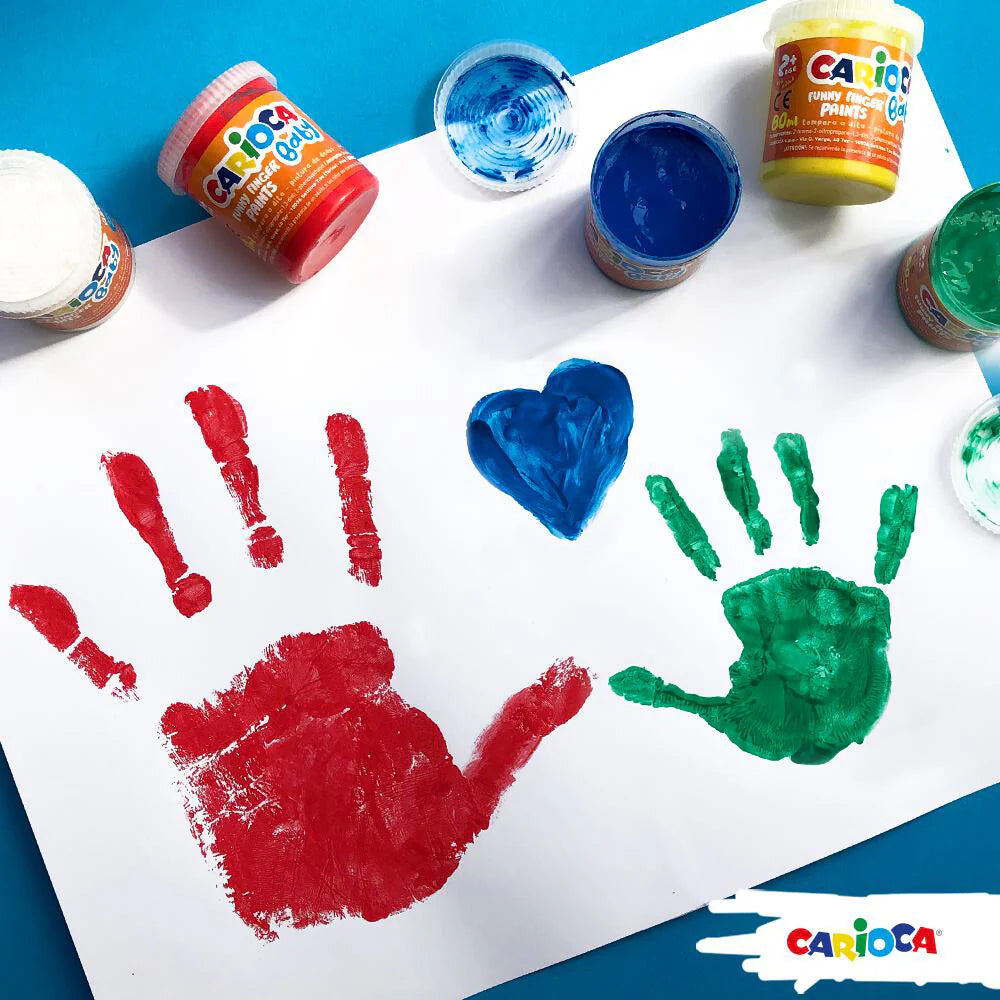 Carioca Baby Funny Fingers Paints 8x50ml