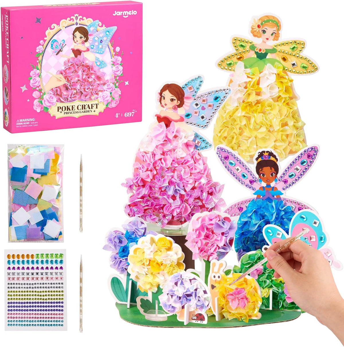 JARMELO Princess Garden Poke Craft
