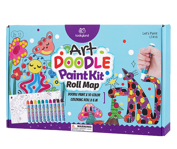 Art Doodle Paint Kit - Roll Map