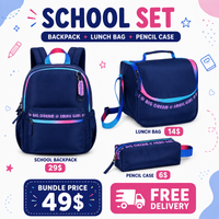 SMART School Set - Big Dream Small Girl- Navy