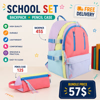 LOCKER School Set - Pink & Lavender