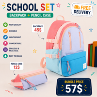 LOCKER School Set - Lavender & Blue