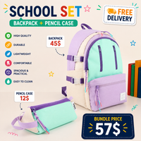 LOCKER School Set - Mint & Lilac