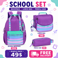 SMART School Set - Big Dream Small Girl- Purple