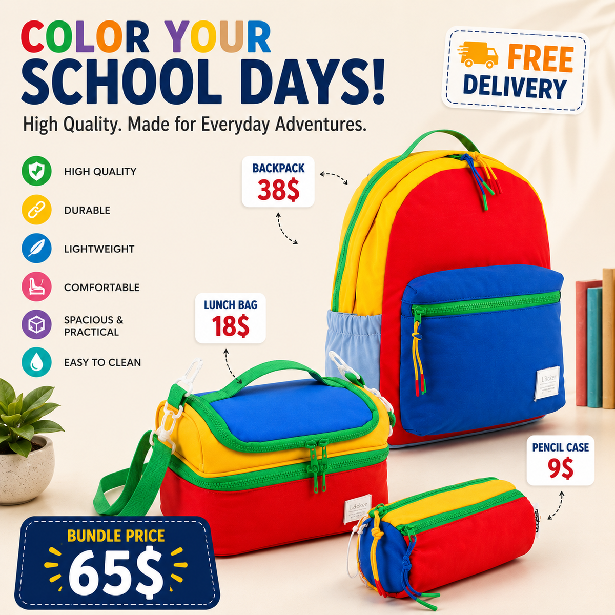 LOCKER School Set – Candy Pop