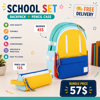 LOCKER School Set - Yellow & Royal Blue