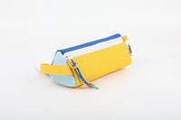 LOCKER Triangle Pencil Case - Yellow & Royal Blue