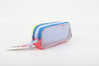 LOCKER Mesh Pencil Case - Yellow & Coral