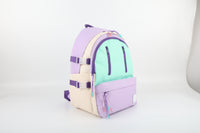 LOCKER Multi-Zip Backpack- Mint & Lilac