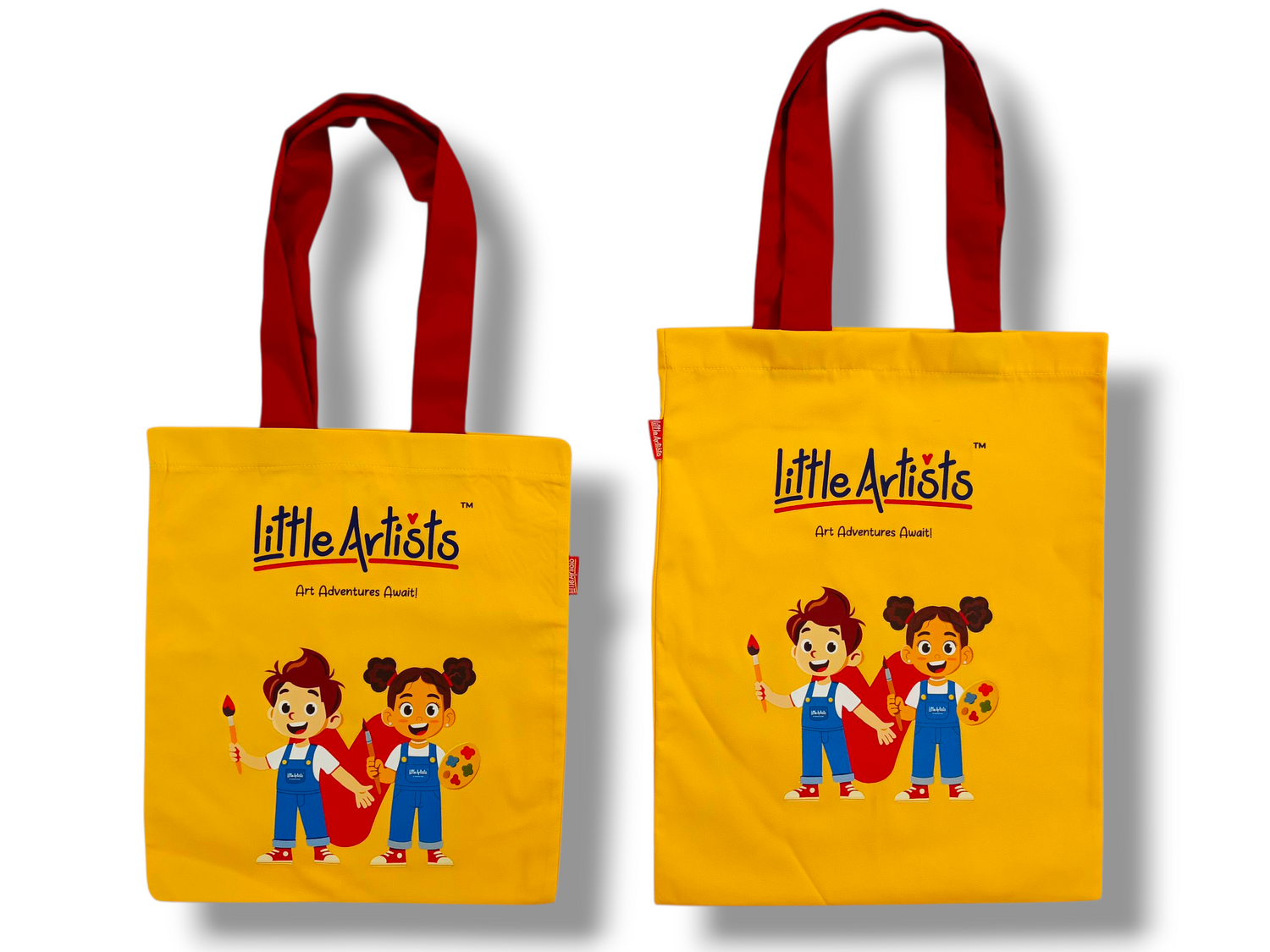 Little Artists Colored Tote Bags