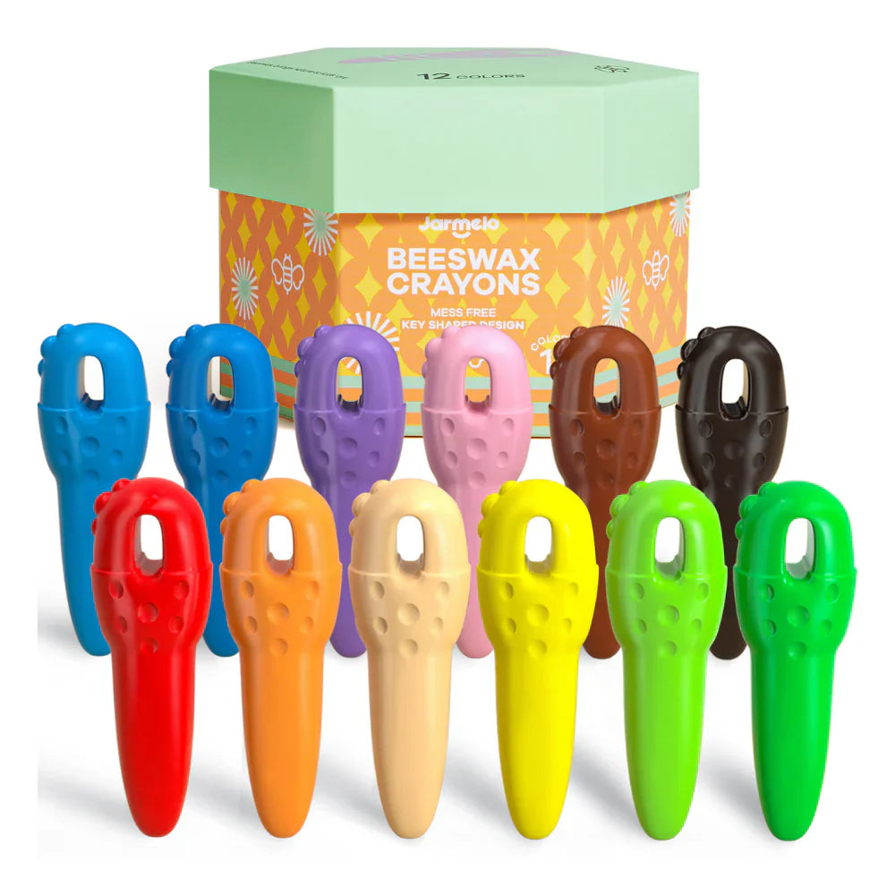 JARMELO Key Crayons- 12 Colors