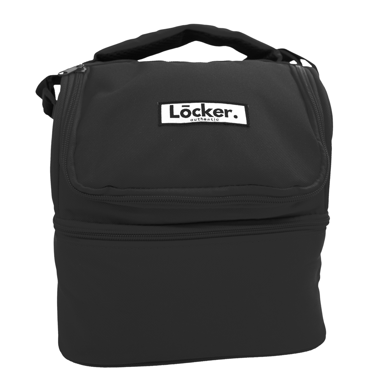 Locker Black Lunch Bag