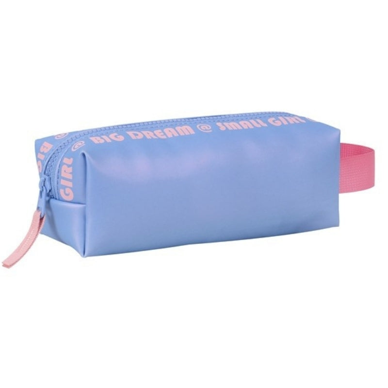 SMART Pencil Case - Big Dream Small Girl - Blue with Pink