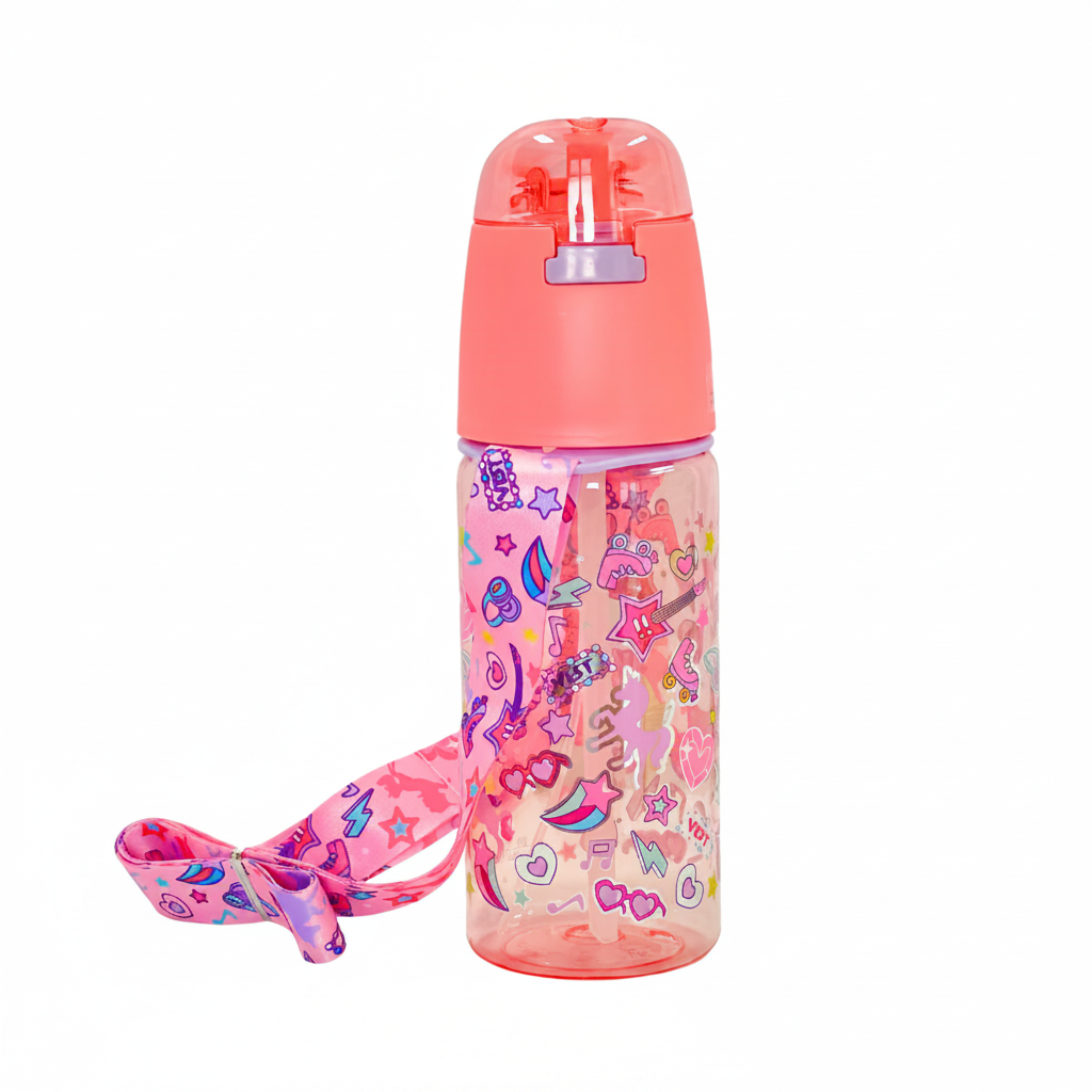 Unicorn Spritz Kids Water Bottle with Mist Function 580ml