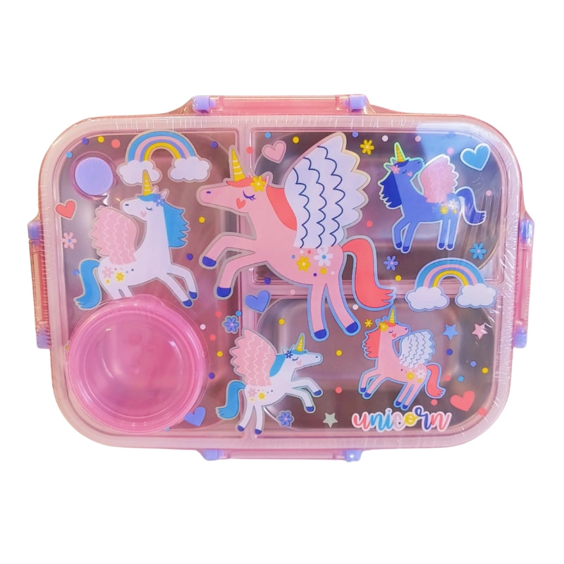 VEST Stainless Steel Lunch Box with Sauce Container - Unicorn