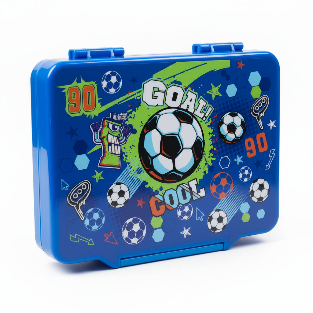VEST Football Bento School Lunch Box Large Capacity 5 Compartments 1300 ML