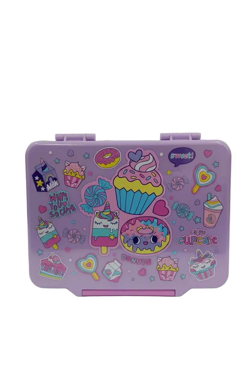VEST Bento Lunch Box back view - specs and compartments