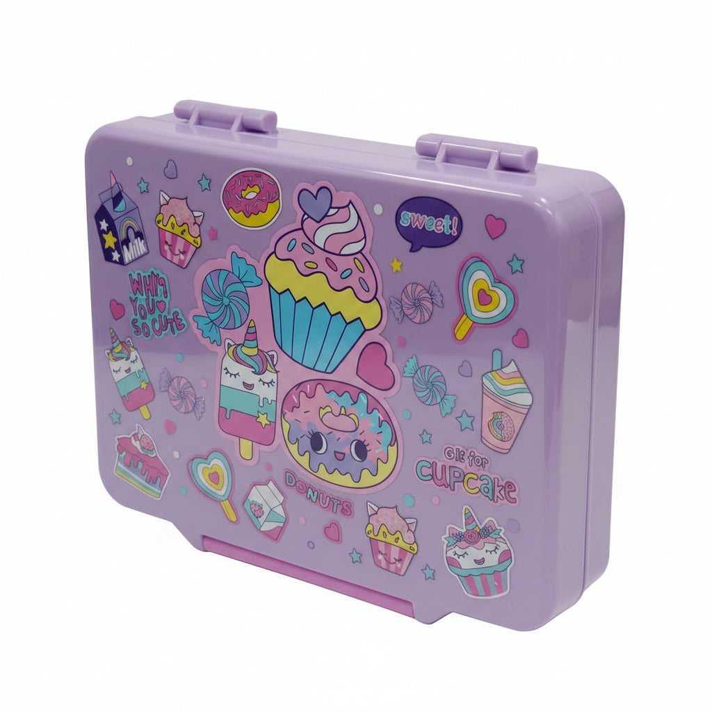 VEST Bento School Lunch Box  Large Capacity 5 Compartments 1300 ML