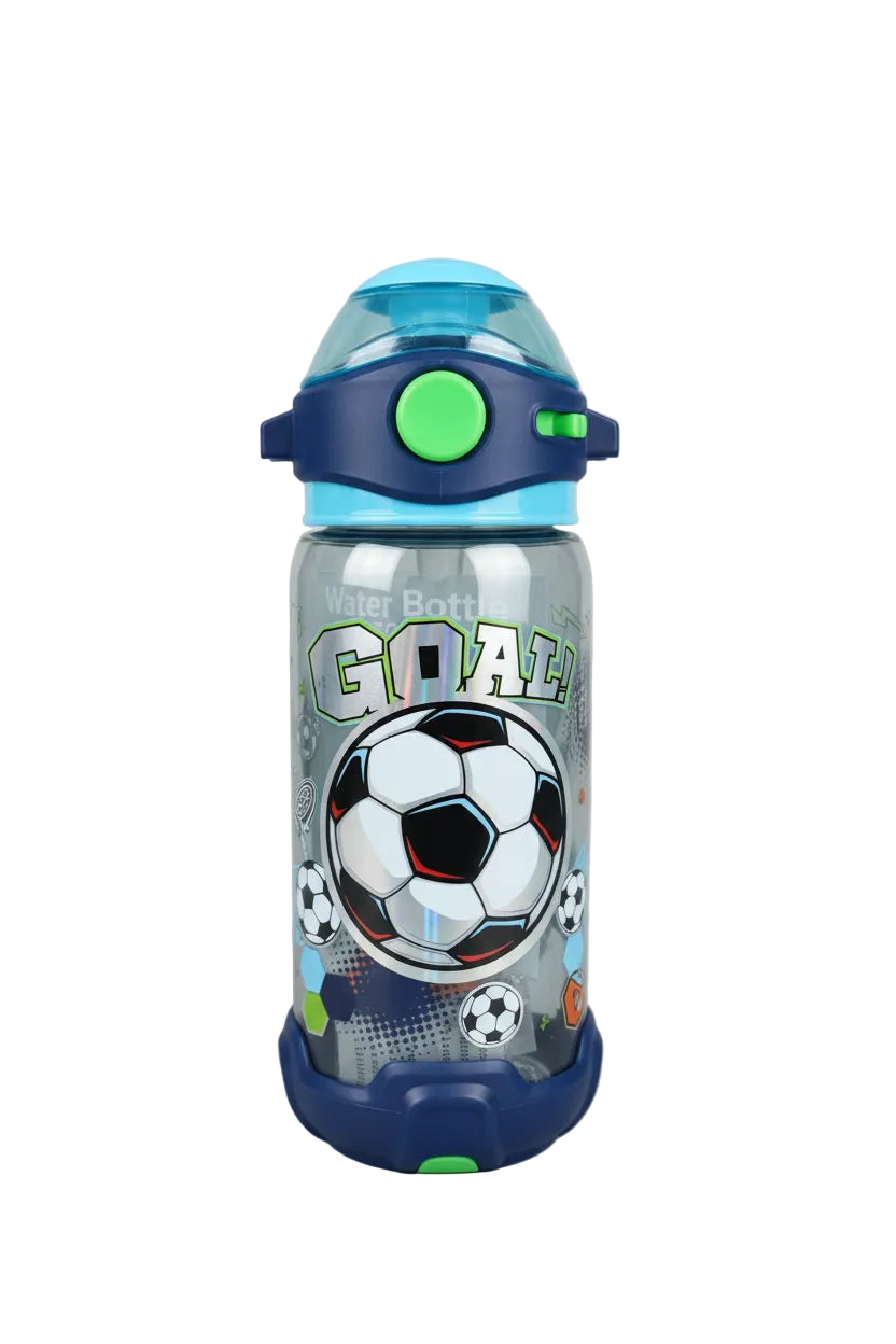 VEST Goal Football Water Bottle 650ml - bottle front view