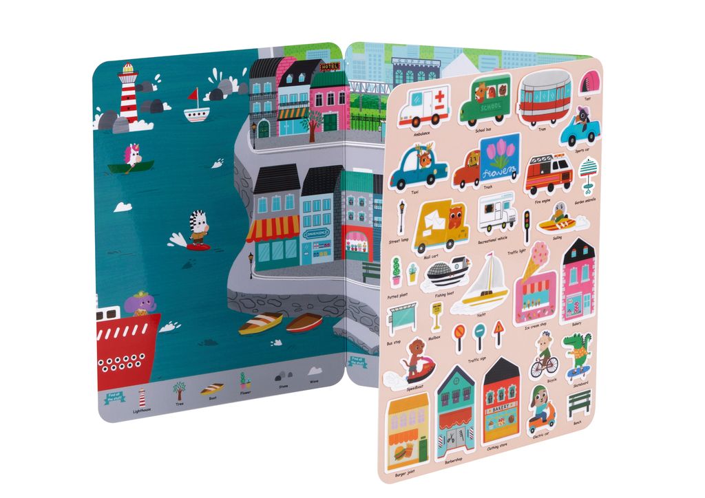 TOOKYLAND Silicone Sticker Book