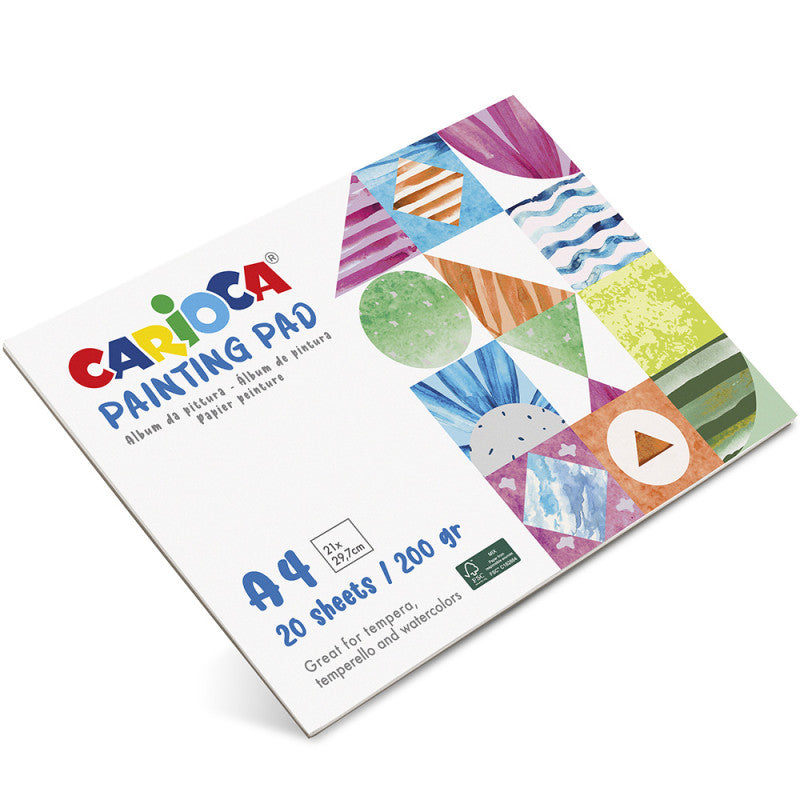 Carioca Painting Pad 200 gr A4 – 20 Sheets
