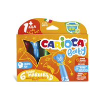 Carioca Baby Teddy Markers 1+ Set of 6
