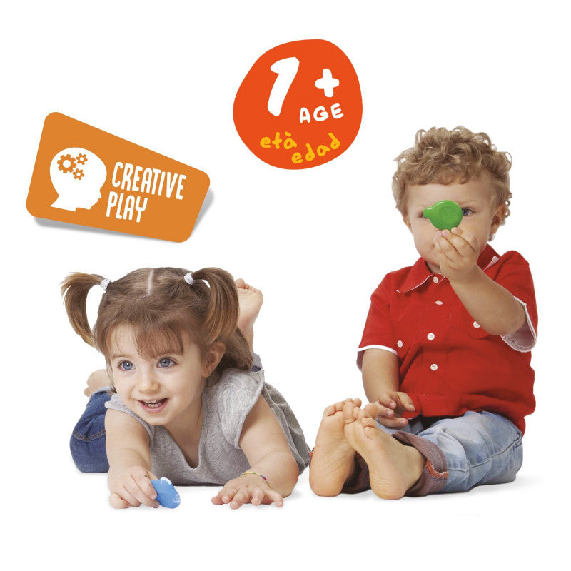 Carioca Baby Teddy Crayons- Papertube box of 12 pcs