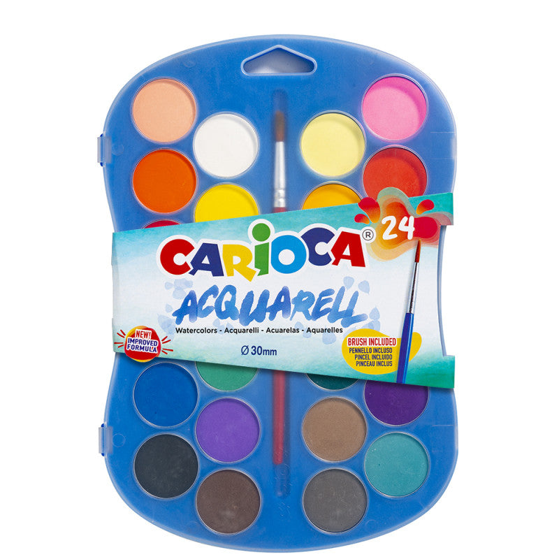 Carioca Watercolor Paint Set of 24